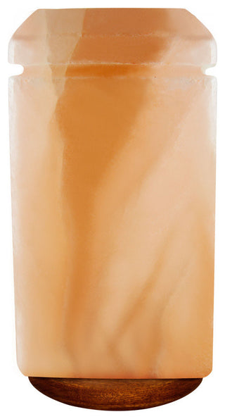 Pure Himalayan Crystal Rock Pink Salt Lamp Decorative Rectangle Shape Table Lamp