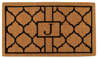 Pantera Monogram Doormat, Extra-Thick 2'x3', Letter J