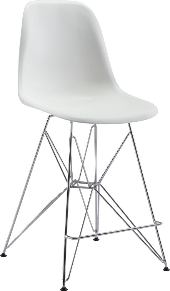 Zuo Modern Zip Counter Chair White
