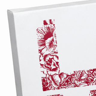 Love Floral 12x12 Canvas Wall Art