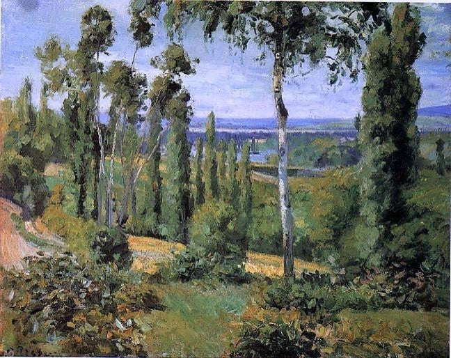 Camille Pissarro The Countryside in the Vicinity of Conflans Wall Decal