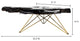 Contemporary Tectona Coffee Table Dark Brown - Brown