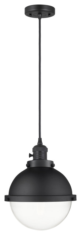 INNOVATIONS 201CSW-BK-HFS-82-BK-LED 1-Light Mini Pendant Matte Black