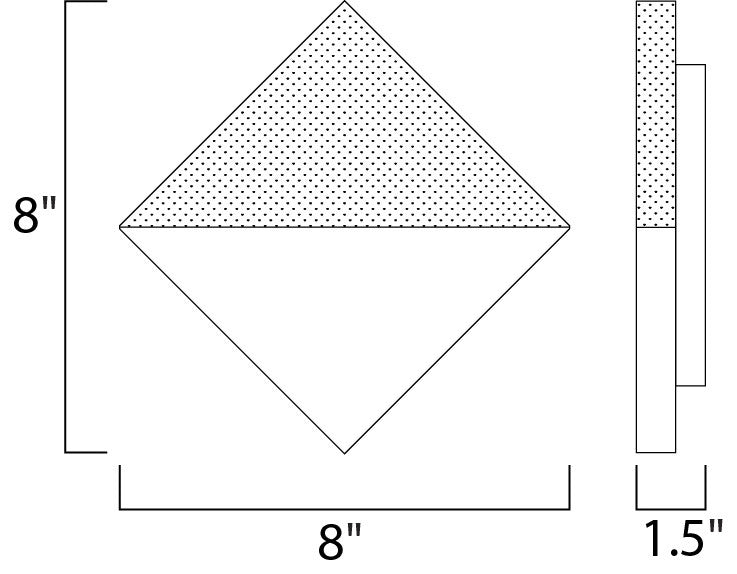 ET2 Lighting Alumilux 10W LED Outdoor Wall Sconce, White