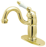 KB1482PL Victorian Single-Handle Monoblock Bar Faucet, Polished Brass
