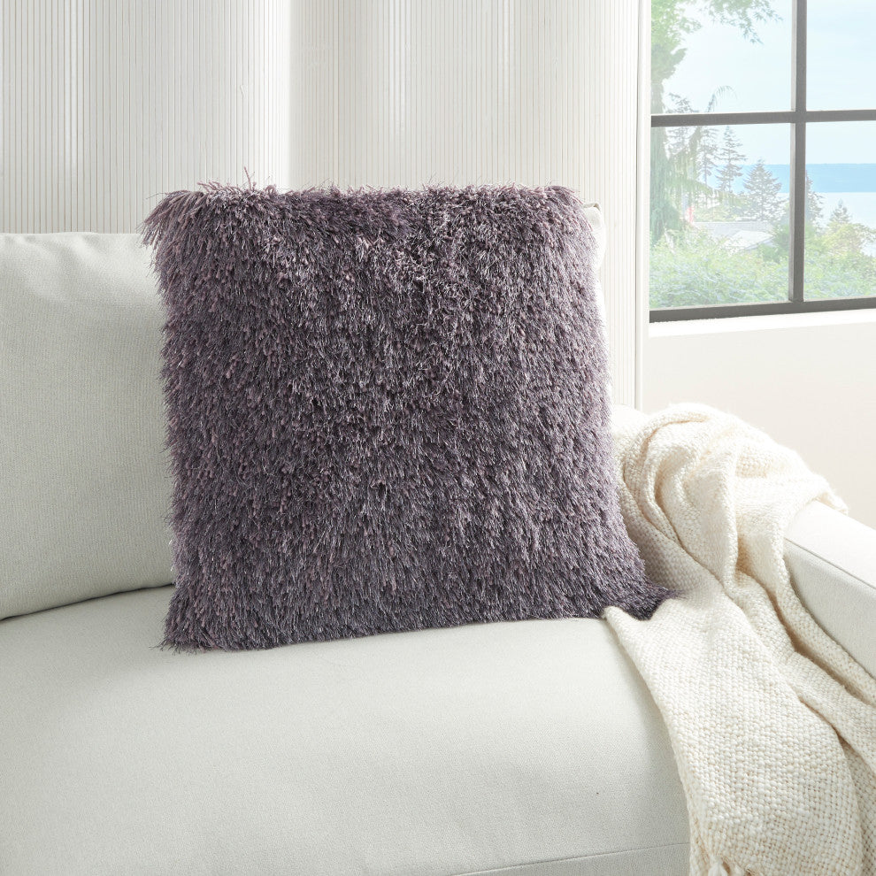 Mina Victory TL004 Throw Pillow, Lavender, 20" x 20"