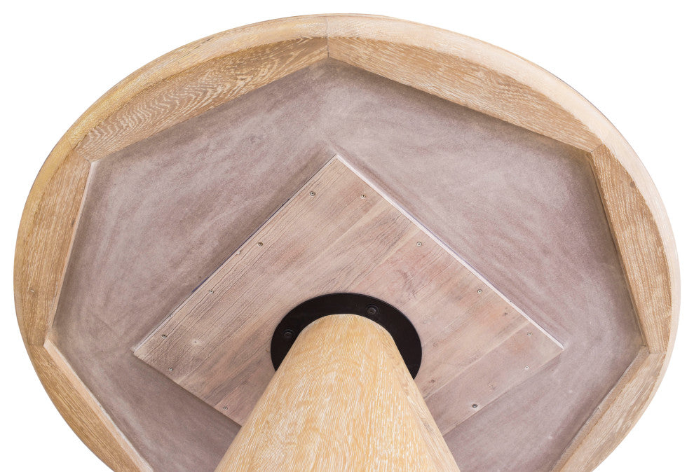 Linette Dining Table, Solid White Oak Wood