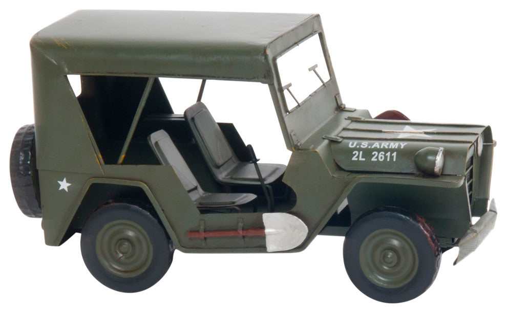 1940 Willys Quad Overland Jeep Model Car Metal