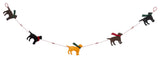 Mini Dog Garland, Hand Felted Wool