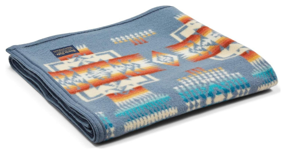 Pendleton Chief Joseph Crib Blanket Slate