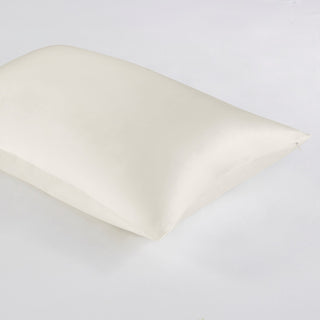 Madison Park Mulberry Silk Luxury Single Pillowcase, Ivory, Standard
