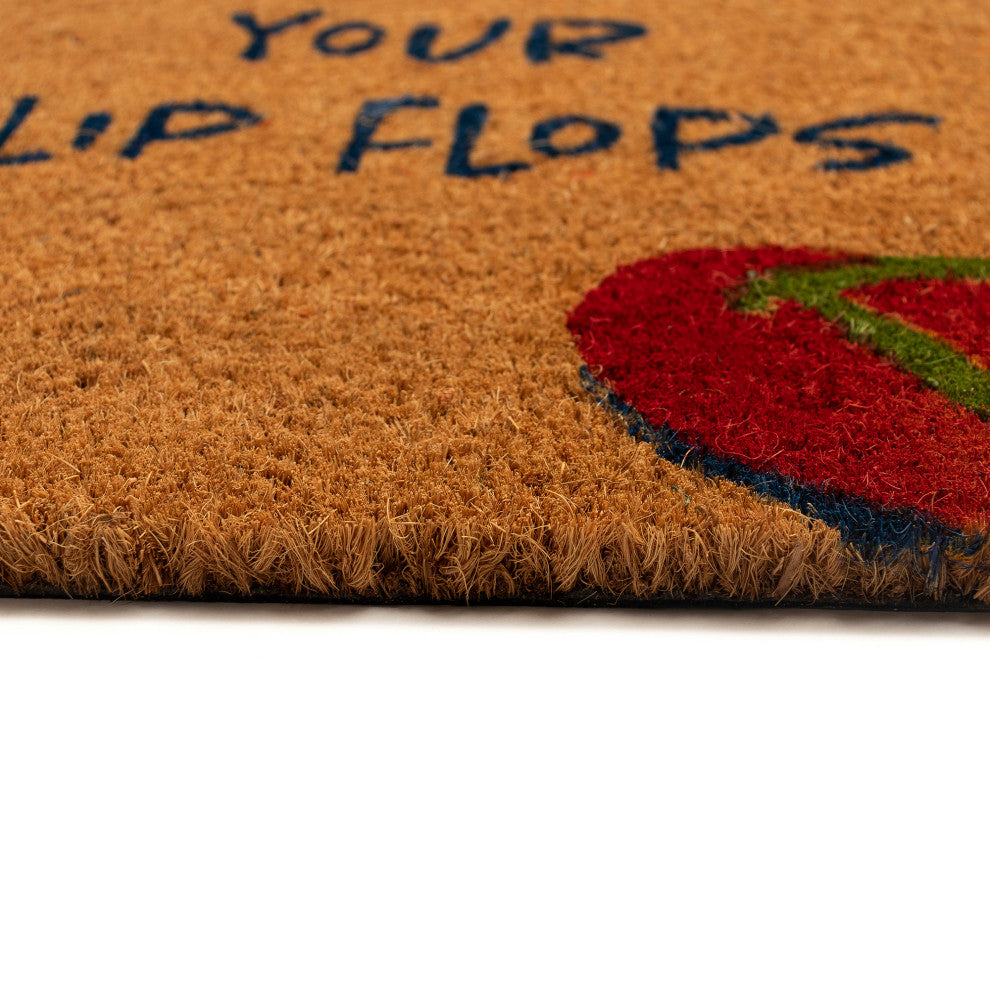 Natura Remove Flip Flops Outdoor Mat Spice 1'6"x2'6"