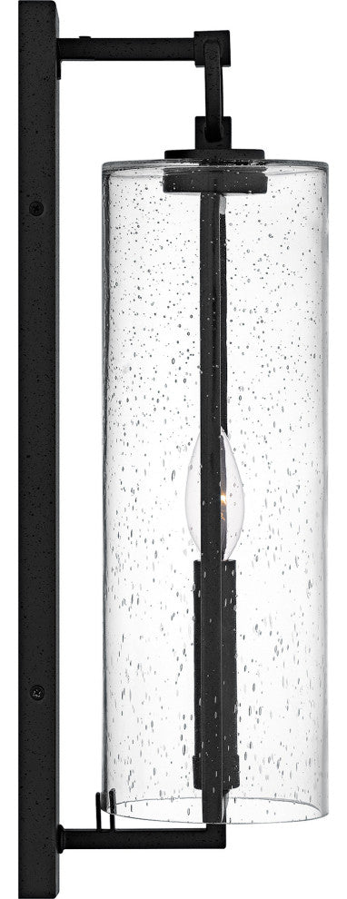 Quoizel RDN8405 Redan 18" Tall Outdoor Wall Sconce - Stone Black