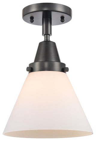 INNOVATIONS LIGHTING 447-1C-BK-G41 Large Cone Flush Mount