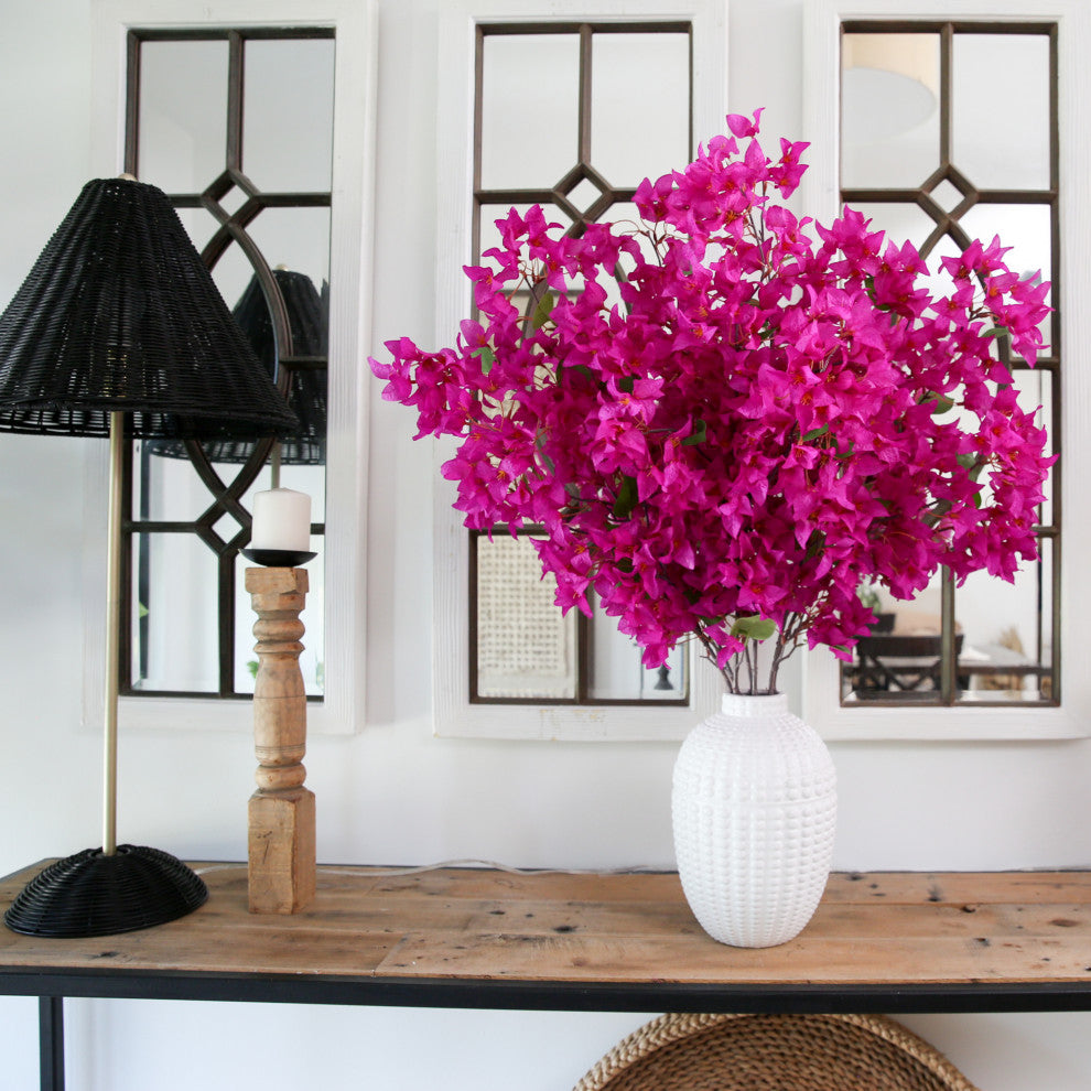 40in. Artificial Purple Bougainvillea Arrangement with Vase