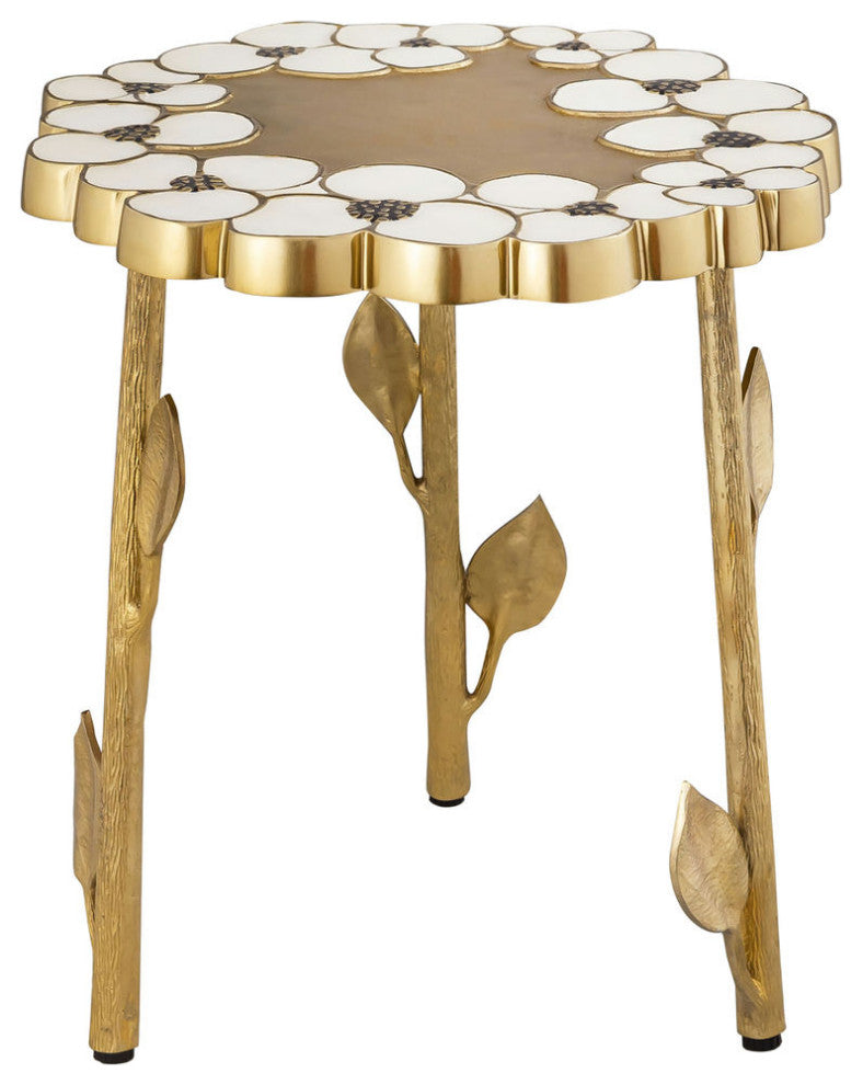 TOV Furniture Flor Handpainted Side Table