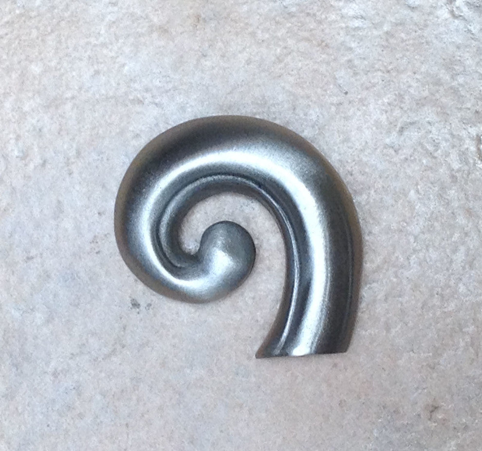 Spiral Arc Knob, Satin
