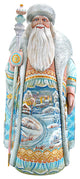 Golden Royal Landscape, Woodcarved Figurine