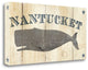 "Nantucket Whale" By Avery Tillmon, Giclee Print on Gallery Wrap Canvas