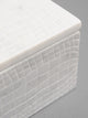 White Marble Box, Lid, Large