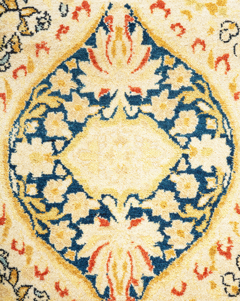 Mogul, One-of-a-Kind Hand-Knotted Area Rug Ivory, 9' 2" x 12' 3"
