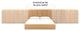 Palani Honey Velvet King Bed with Wings - Honey