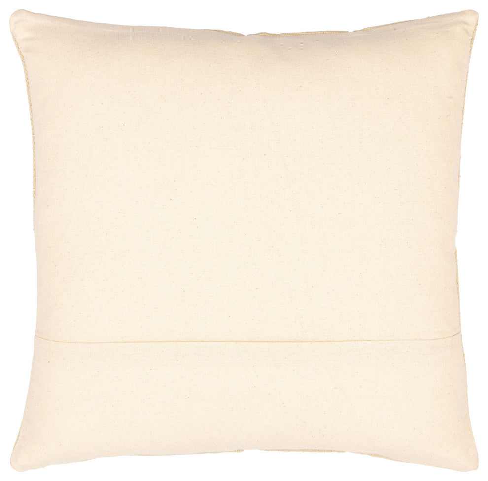 Surya Andrea Pillow Shell With Down Insert 20"H X 20"W Cream