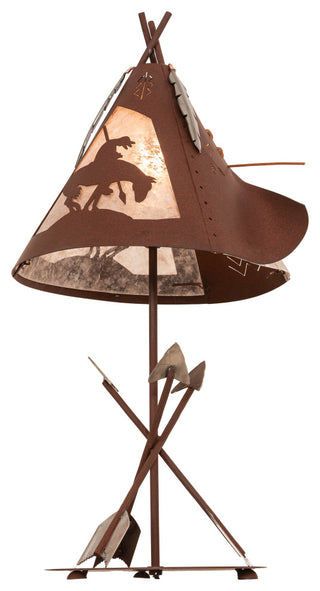 27 High Trails End Table Lamp