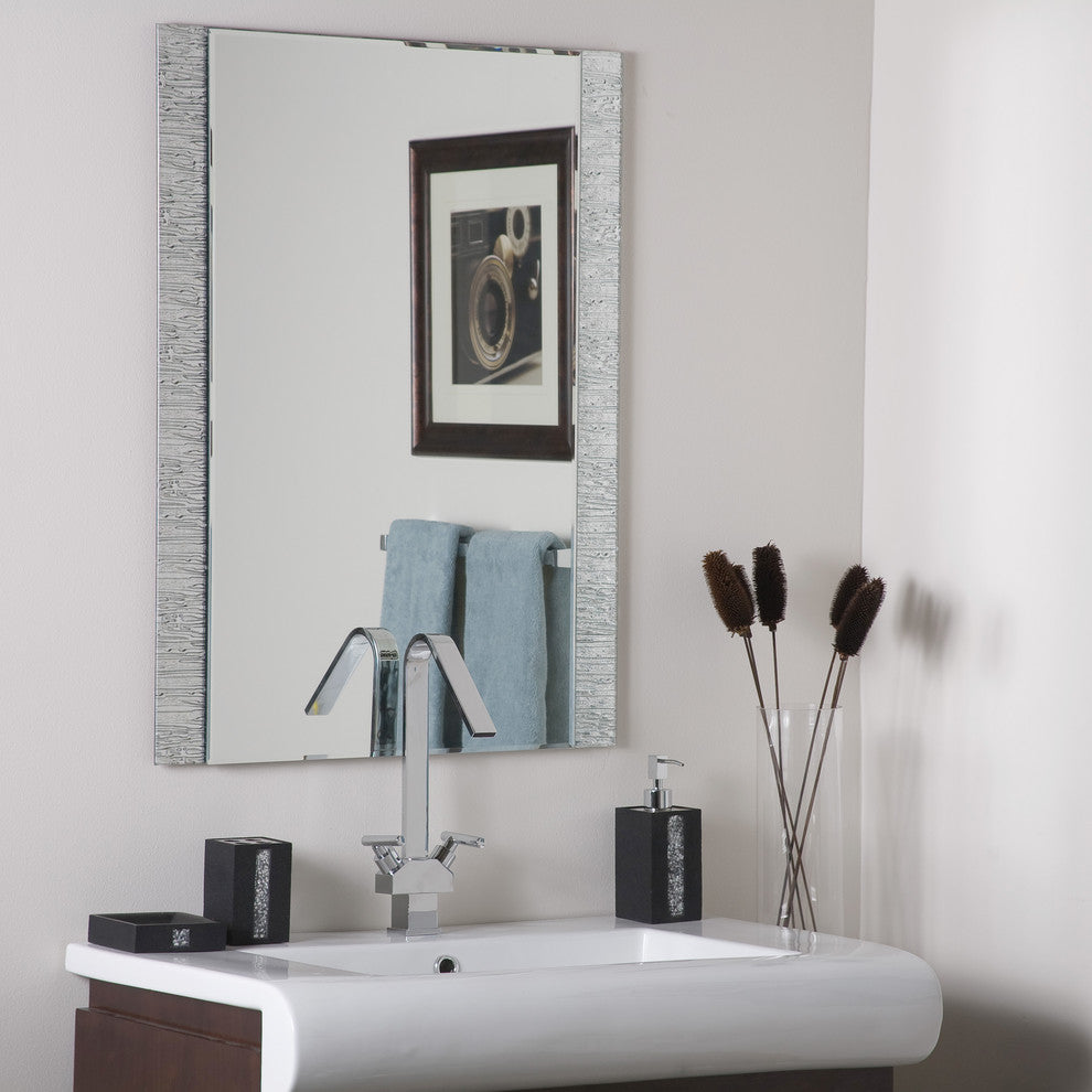 Decor Wonderland Frameless Molten Wall Mirror