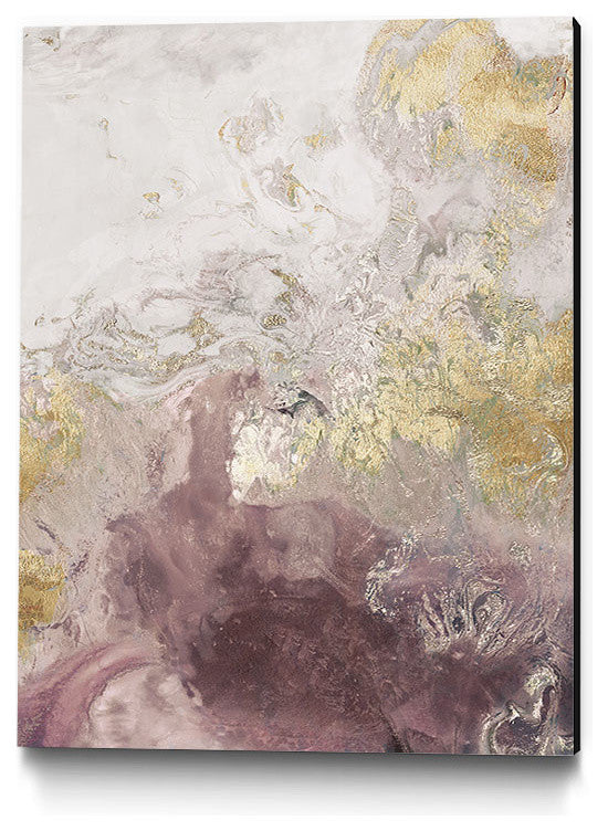 "Ocean Splash II Burgundy Version" Museum Mounted Canvas Print, 16"x20"