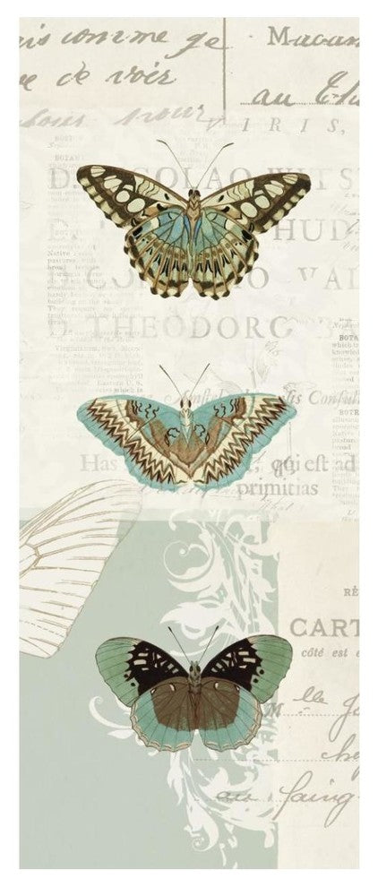 "En Bleu IX" Digital Paper Print by Katie Pertiet, 22"x52"