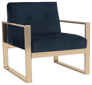 Safavieh Vasco Accent Chair, Navy