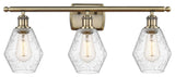 Innovations Cindyrella 3-Light Bath Vanity Light 516-3W-AB-G654-6, Antique Brass