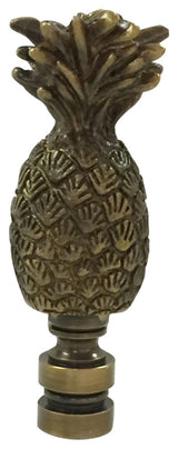 Royal Designs Resort Pineapple Finial, Antique Brass