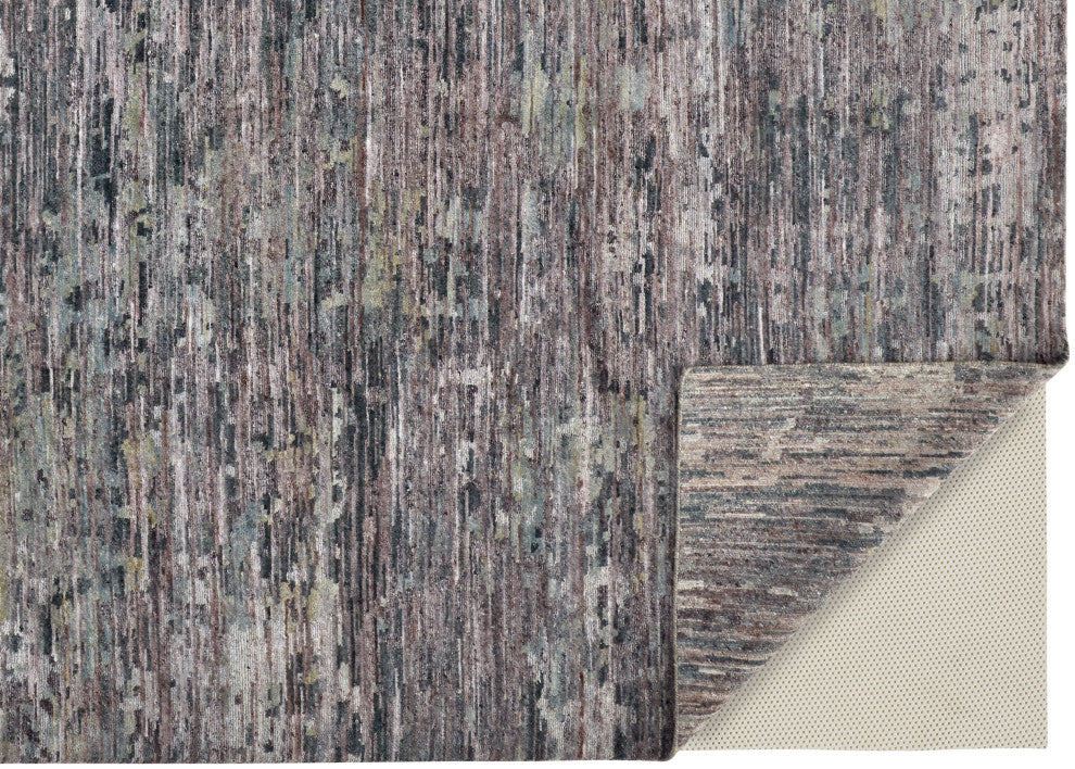 Weave & Wander Clarkson Rug, Lilac/Blue/Gray, 7ft-9in x 9ft-9in