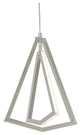 Gianna 15" Pendant, Satin Nickel