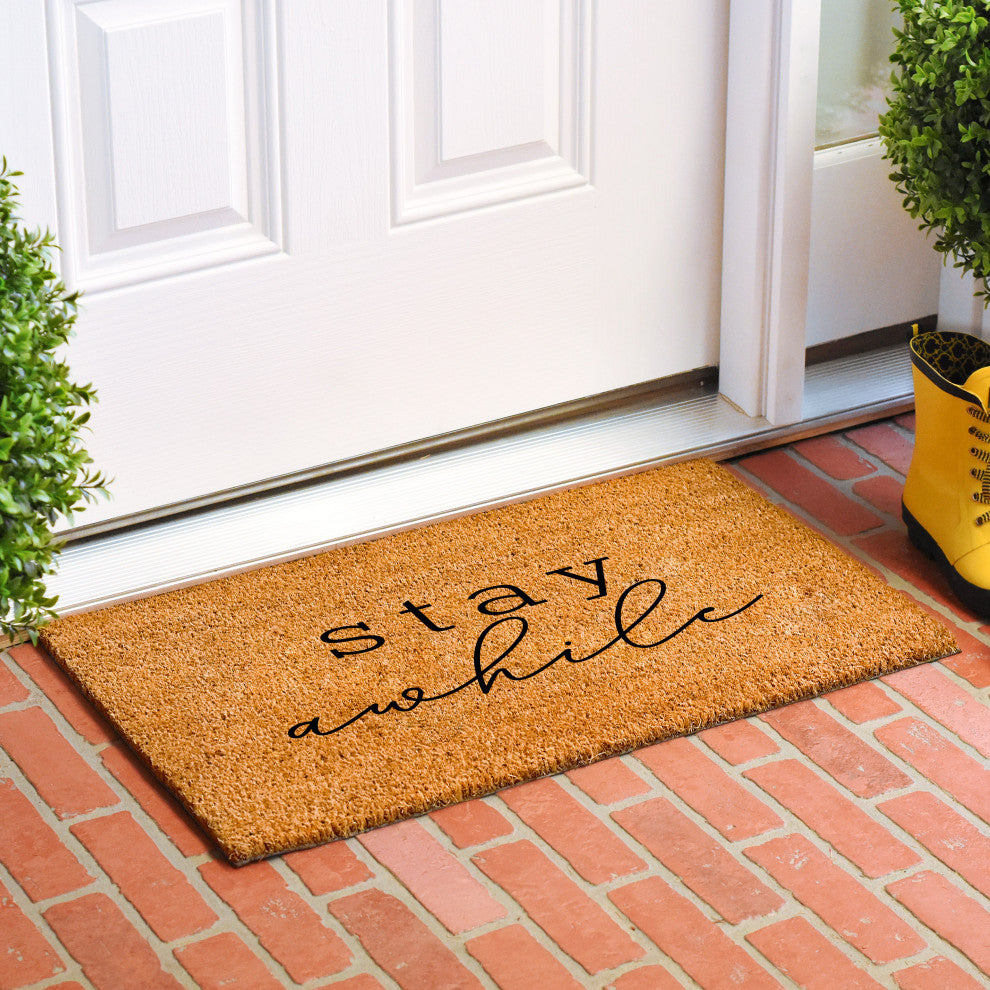 Calloway Mills Stay A While Doormat, 30x48