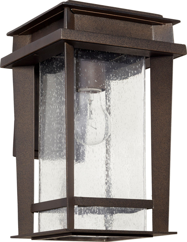Easton 1-Light Large Lantern Wall Mount, Oiled Bronze