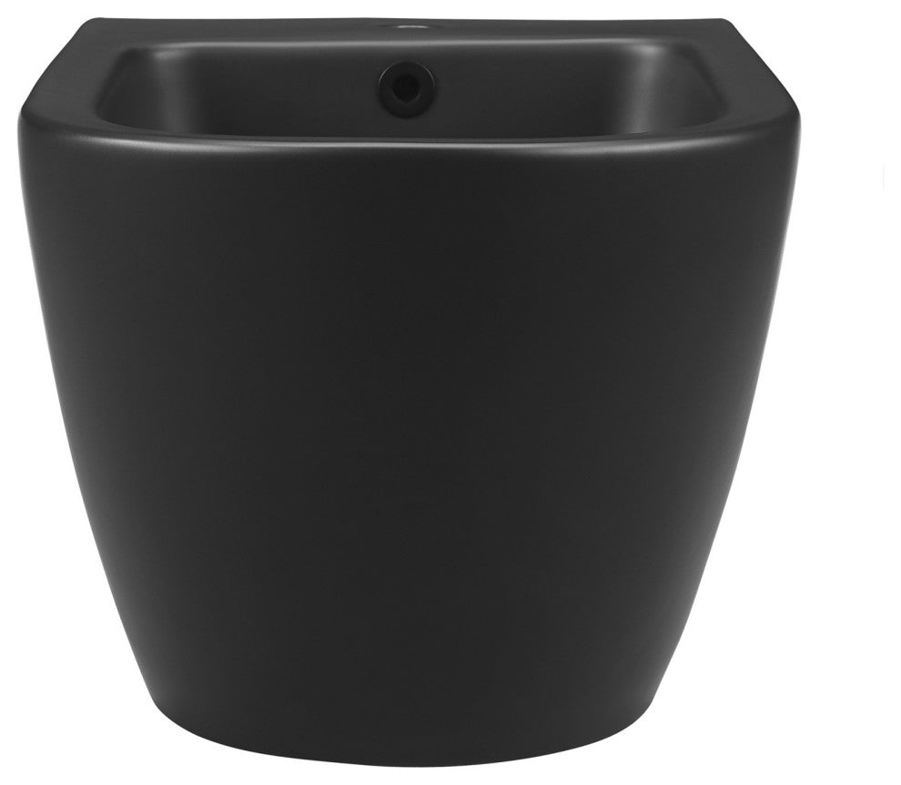 Swiss Madison SM-BD226 St. Tropez Wall Mounted Bidet - Matte Black