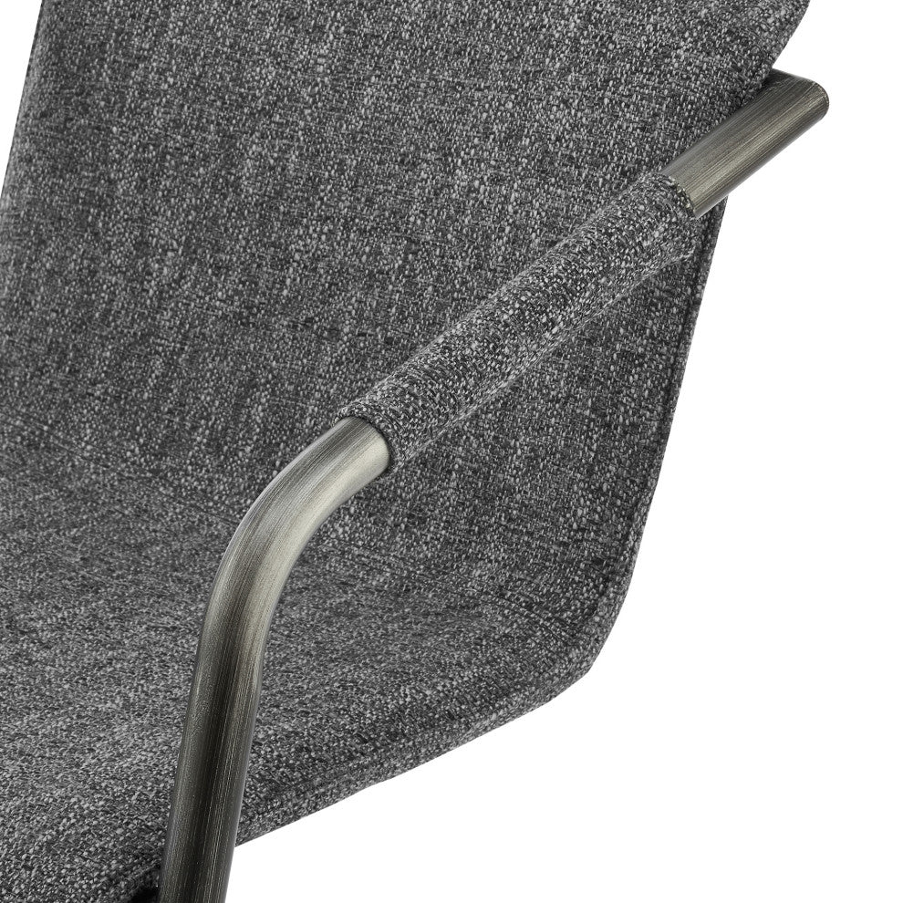 Indy Dining Side Chair, Set of 2, Blazer Dark Gray