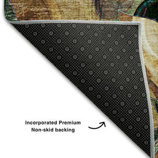 Premium Machine Washable Mayfield AMF558 Beige 8' x 10' Rug