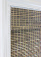 Radiance Cordless Privacy Weave Bamboo Roman Shade, Driftwood 30"x64"
