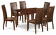 7 Piece Dinette Set For Small Spaces-Dining Tables And 6 Chairs For Dining Room