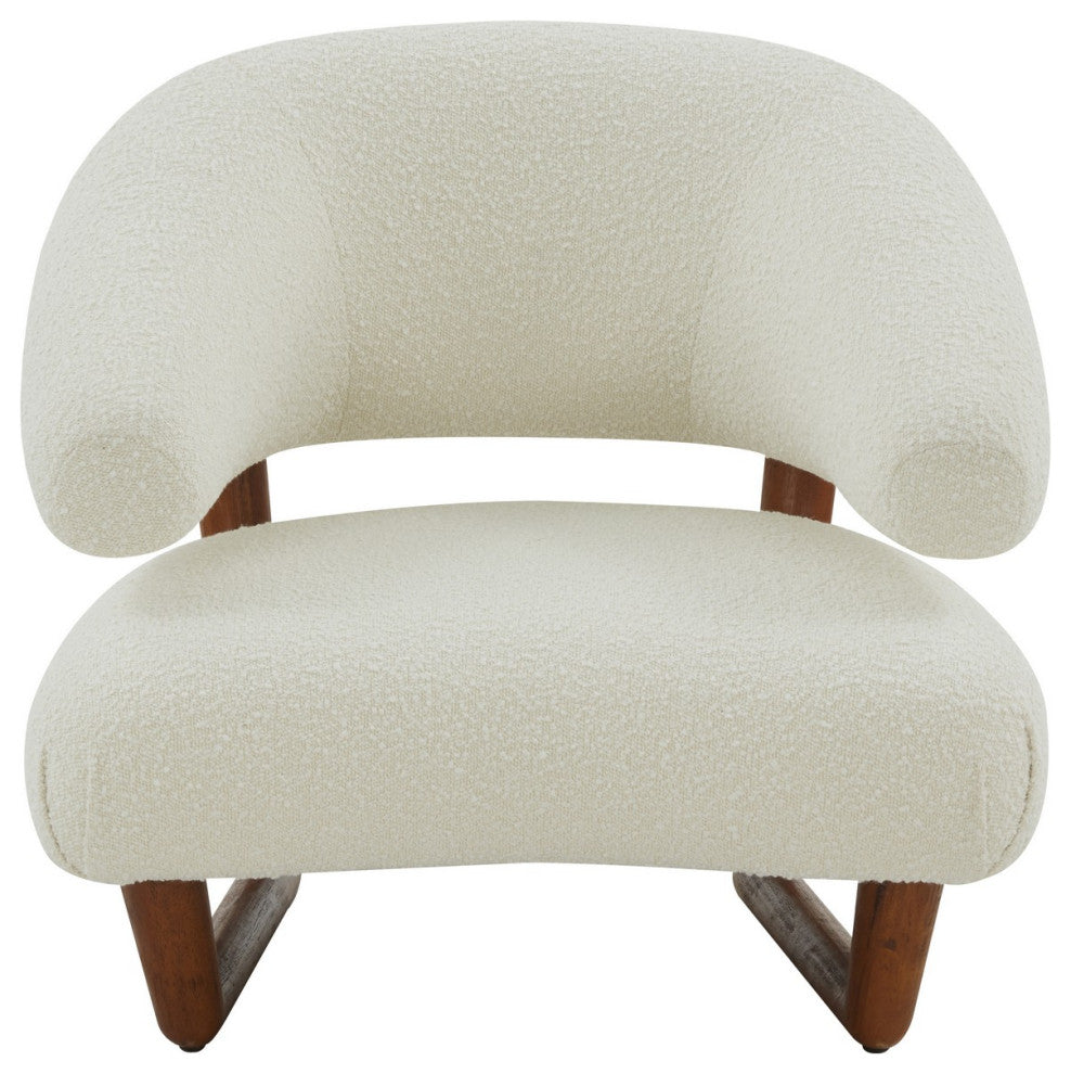 Safavieh Couture Jasmina Wooden Legs Accent Chair