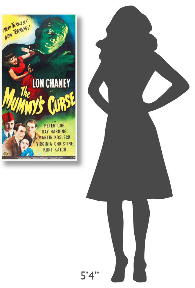 "Mummy's Curse" Stretched Canvas Giclee by Hollywood Photo Archive, 19x36"