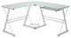 Command Center Gaming Desk Station - White