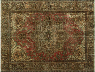 Fine Vintage Distressed Kit Brown Rug, 9'8x11'8