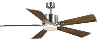 Glenfalls 5-Blade Chestnut 56" AC Motor LED Transitional Ceiling Fan