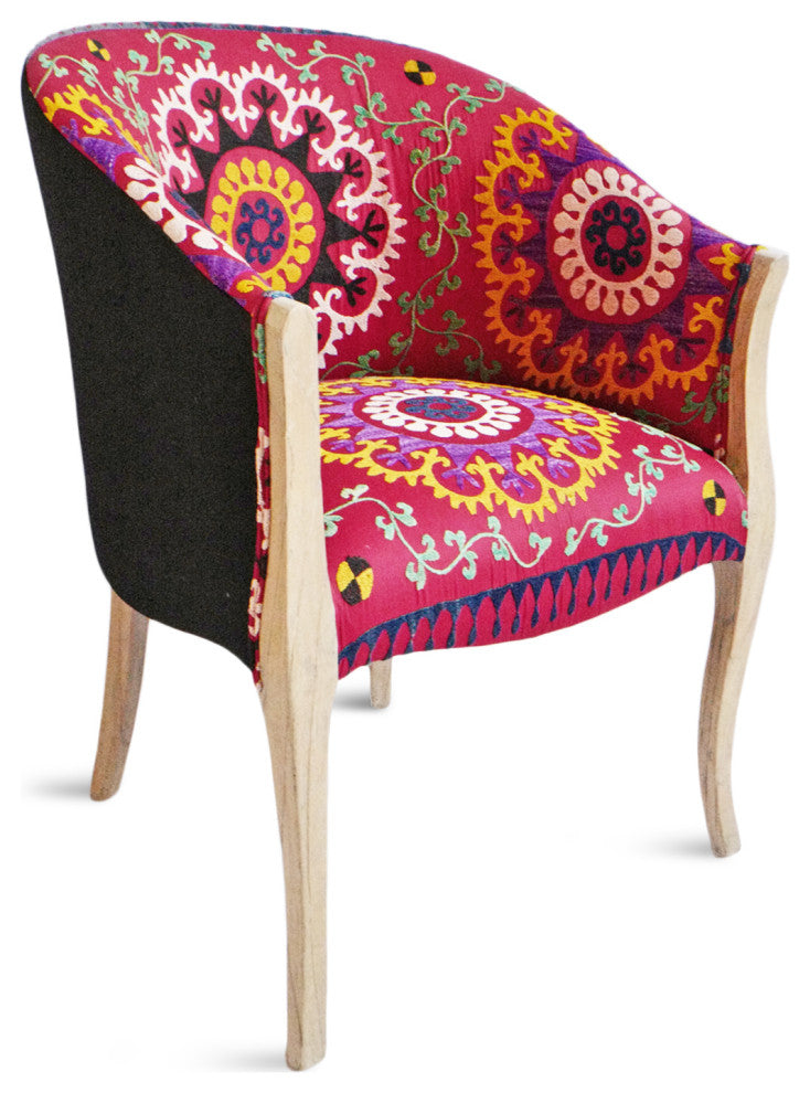 Serena Vintage Suzani Accent Chair
