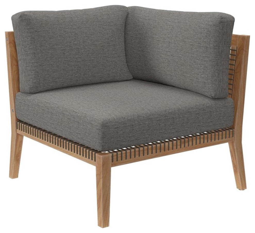 Clearwater Outdoor Patio Teak Wood Loveseat